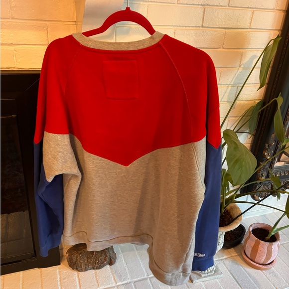 Mitchell & Ness 76ers Sweatshirt 2XL - Picture 2 of 3